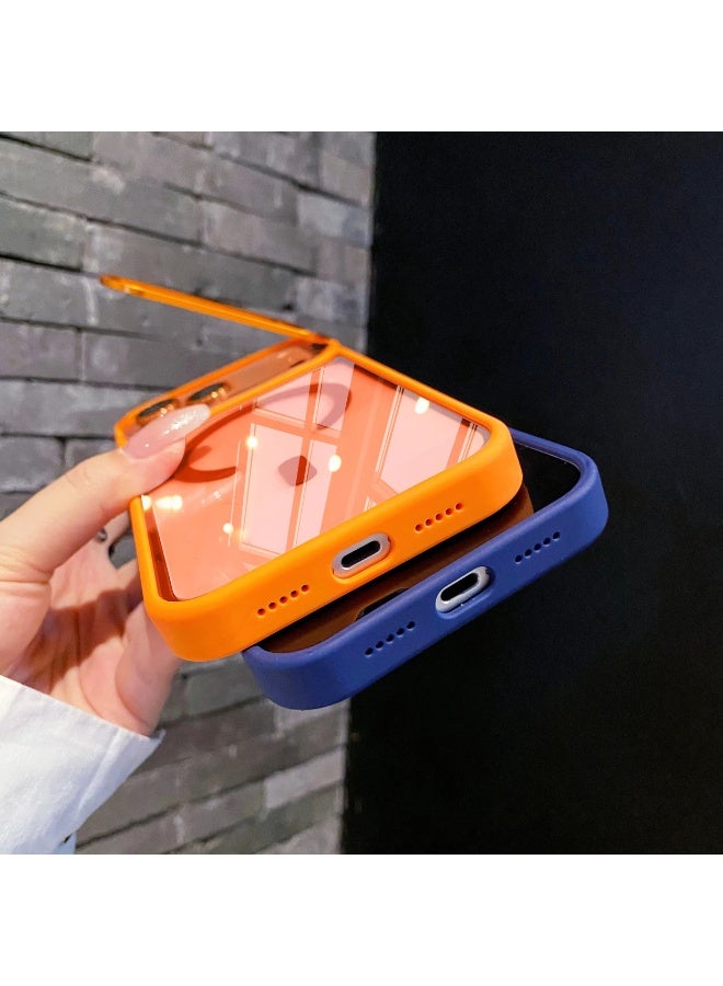 جراب شفاف مزود بحامل كاميرا مدمج قابل للتعديل لهاتف iPhone 17 Pro، جراب مغناطيسي شفاف مزود بعدسة كاميرا لهاتف iPhone 17 Pro - Image 5